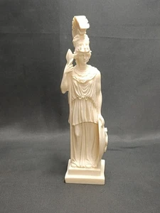 Athena Minerva Griechische Römische Göttin Handarbeit Statue Skulptur Figur Vintage - Bild 1 von 16