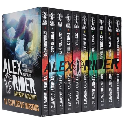 Alex Rider by Anthony Horowitz 10 Books Box Set Collection - Spy Fiction - PB - Image 1 of 4
