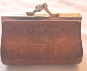 Oroton small vintage leather coin purse Beautiful Condition - Foto 1 di 9