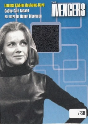 THE AVENGERS DEFINITIVE SERIES 2 (2005) - AV-C4 CATHY GALE'S TABARD COSTUME CARD - Image 1 of 2