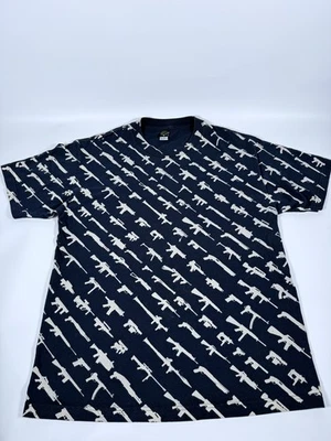 Camiseta De Colección Rogue Status Gun Show Skateboard Rob Dyrdek Azul Para Hombres XL Y2K  Foto 1 de 4