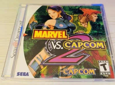 Authentic Marvel vs Capcom 2 Sega Dreamcast 2000 CIB Complete Video Game - Image 1 of 4