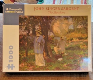 Pomegranate - John Singer Sargent The Sketchers 1000-pc Jigsaw Puzzle NEW SEALED - Picture 1 of 3