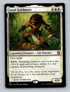 1x MTG - Jazal Goldmane (102) - Dominaria United Commander - DMC casi nuevo - Imagen 1 de 2