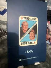 1971 TOPPS GAME INSERT TERRY BRADSHAW #43 ROOKIE CARD RC 4 YARD LOSS