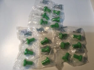 Ikea Schranktürgriffe 18 limettengrün mit Schrauben nagelneu - Bild 1 von 5