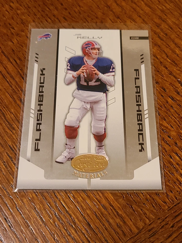 BILLS JIM KELLY 2004 LEAF CERTIFIED MATERIALS FLASHBACK #129 - Image 1 of 1