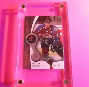 WOJTEK WOLSKI 2005/06 SP GAME USED #107 RC ROOKIE AVALANCHE, MINT, #d /999 - Picture 1 of 1