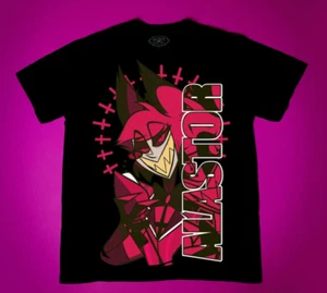 Hazbin Hotel Official Alastor Tee Shirt - Large - NEW - SOLD OUT - Picture 1 of 2