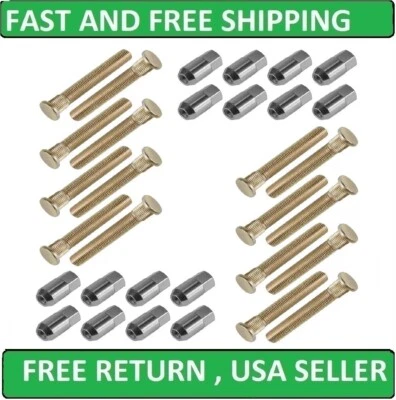 Wheel Lug Nuts & Studs for Polaris RZR 800 S 2010 2011 2012 2013 2014 QTY32 - Image 1 of 4