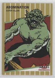 2024 Fleer Throwbacks '89 Marvel Edition Glossy Gold Abomination #25 - Picture 1 of 2