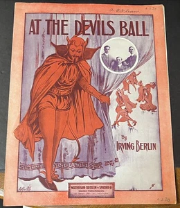 At The Devil's Ball by Irving Berlin (1913 Sheet Music Waterson Berlin & Snyder) - Picture 1 of 15