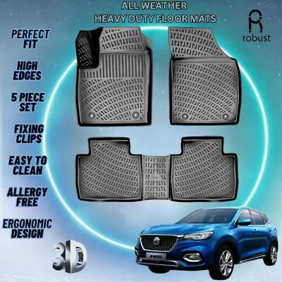 Alfombrillas de coche personalizadas para MG HS 2018-2024 TPE goma para todo tipo de clima revestimientos 3D alfombras Foto 1 de 4