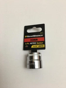 LLAVE DE ENGRANAJES 3/8" Unidad Enchufe Métrico Estándar 22mm, 6 Puntos - 80332 - Imagen 1 de 2