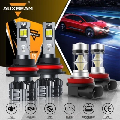 Farol de neblina CANBUS 9007 LED branco alto baixo+H11 para Suzuki SX4 2007-2013 - Imagem 1 de 4