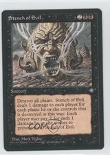 1995 Magic: The Gathering - Ice Age Stench of Evil #STEV p4g