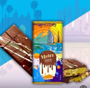 2 Stück Dubai ORIGINAL Schokoriegel - Meltz Pistazie & Kunafah Nettogewicht 145g - Bild 1 von 5