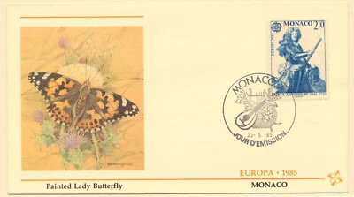 Monaco Sc. 1464 Europa Issue Prince Antoine Founder of Monaco Palace on 1985 FDC - Image 1 of 2