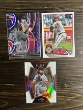 Three (3) Zac Gallen Cards w/ 2020 Bowman's Best #35 Purple Refractor /250 RC