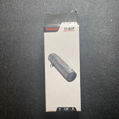 Tasco #568BCR 10x25 Monocular Camo 288FT/1000 YDS - 96M/1000M) W/ Case - Image 1 of 3