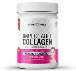 MARINE COLLAGEN POWDER Hydrolysed 10000mg Type 1&3 Pure Peptide 300g Unflavoured - Picture 1 of 12