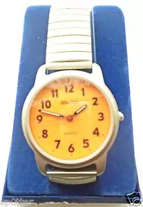 SEKONDA QUARTZ ANALOGUE WATCH ELASTICATED Stretch Bracelet WRIST BAND - Picture 1 of 3