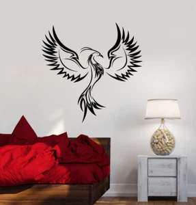 Vinyl Wandtattoo Fantasy Phoenix Vogel abstrakt Ornament Aufkleber (3130ig) - Bild 1 von 3