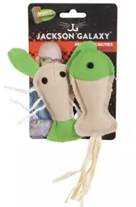 Petmate Jackson Galaxy Hierba Gatera Orgánica Gato Juguete Paquete Múltiple LANGOSTA Y PESCADO - Imagen 1 de 1