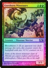 Gorehorn Minotaurs FOIL Magic 2012 / M12 NM Red Common MAGIC MTG CARD ABUGames