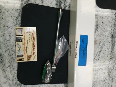 TECH LIGHTING   700MOAE6C  AERO LOW-VOLTAGE CHROME MONORAIL HEAD W/ 6" STEM (6B3 - Image 1 of 4
