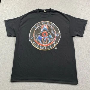 Maglietta All Elite Wrestling Uomo XL Cerchio Interno Chris Jericho Logo Grafica T-shirt AEW - Foto 1 di 11