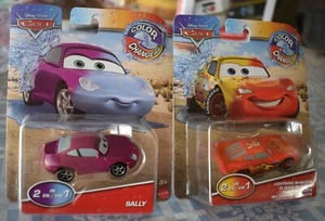 Disney Pixar Cars Color Changers McQUEEN & SALLY NEW - Picture 1 of 4