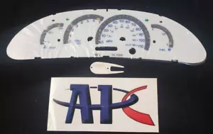 APC WHITE FACE GAUGES 2000-2002 PONTIAC SUNFIRE w RPM - Picture 1 of 4