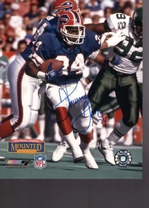 FOTO FIRMADA DE 8X10 THURMAN THOMAS BUFFALO BILLS CON CERTIFICADO DE AUTENTICIDAD #2 - Imagen 1 de 1