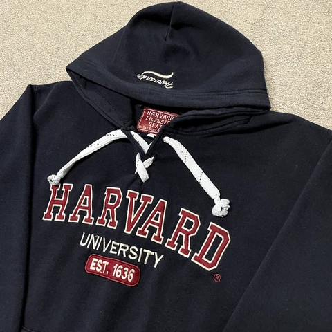 Harvard Crimson Sweatshirt Men Medium NCAA College Hoodie Pullover University Cover
