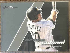 2008 JUST MINORS SILVER EDITION CHRISTIAN COLONEL ROOKIE CARD 6/25