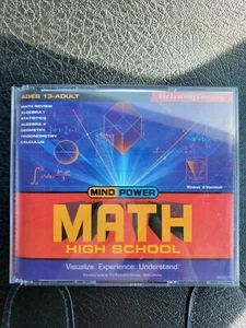 Mind Power Math:High School-6 CD set-Learning Company-Ages 13-adult - Picture 1 of 11