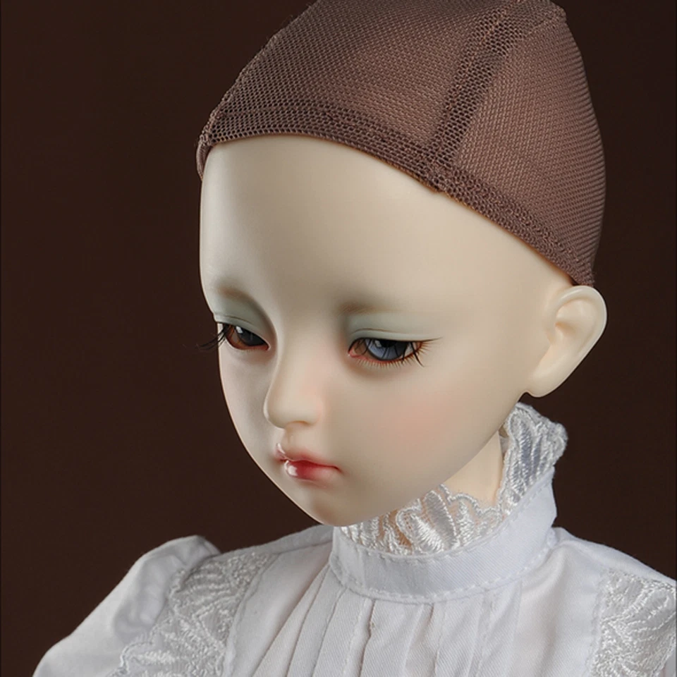 Dollmore OOAK DIY BJD Supplies SD (8-9)" BJD Wigcap(Brown)