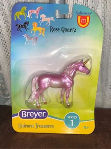 Cuarzo rosa modelo Breyer 2021 Unicorn Treasures - Imagen 1 de 2