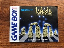 Ishido Way of Stones Original Nintendo Gameboy Instruction Manual Only