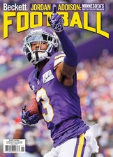 New JANUARY 2024 Beckett Football Card Price Guide Magazine JORDAN ADDISON