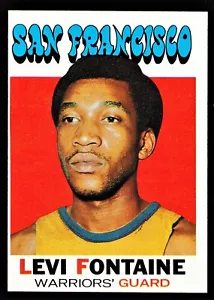 EX/MT 1971 1971-72 Topps #92 Levi Fontaine - Warriors - Bild 1 von 2