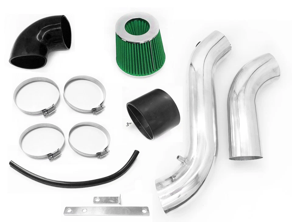 Черно-зеленая система впуска холодного воздуха для 2006-2010 Dodge Charger SE SXT 3,5 л V6 - Изображение 1 из 1