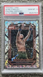 2023 Prizm UFC Suga Sean O’Malley Signed Speckle Prizm Refractor Auto PSA 10 MT - Bild 1 von 1