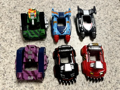 6x Micro Machines Highway Warriors Shells 1989 Lot NO Cars - One Broke Cannon - Image 1 of 4