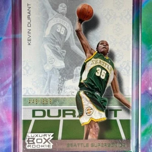Kevin Durant Rookie Card #d/669  2007-08 Topps Luxury Box #75  Seattle Sonics RC - Picture 1 of 15