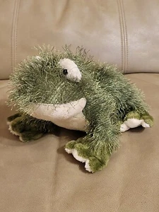 GANZ WEBKINZ FROG HM001 GREEN PLUSH 8" STUFFED ANIMAL TOY NO CODE - Picture 1 of 8