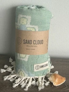 Sand Cloud Beach Towel Turkish Organic Cotton 37”x67” NEW! - Picture 1 of 11