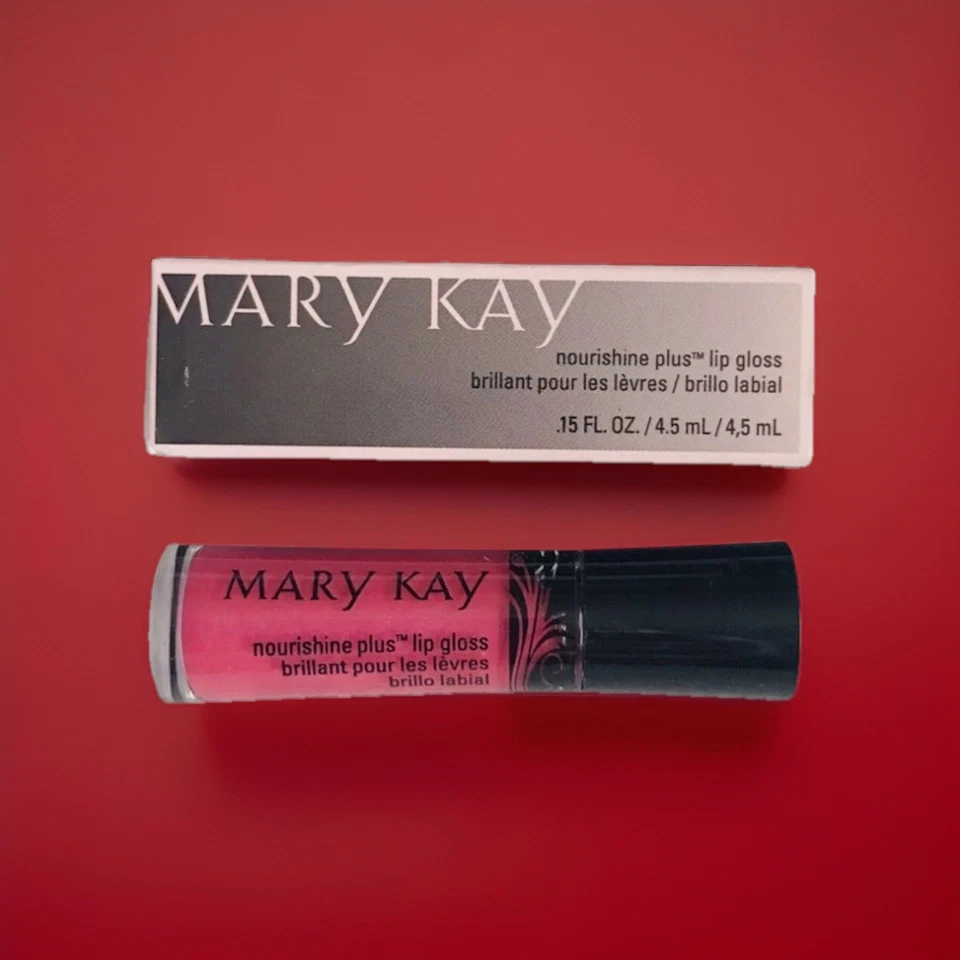 New In Box Mary Kay Nourishine Plus Lip Gloss Shock Tart #047938 Full Size - Image 1 of 1