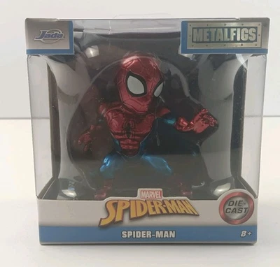 Figura de acción coleccionable de metal fundido a presión de 2,5 pulgadas de Jada Toys Marvel Spider-Man Foto 1 de 4